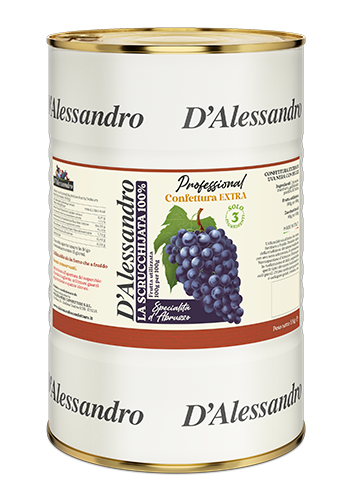 Professional Confettura Extra di Uva nera con bucce (5kg)