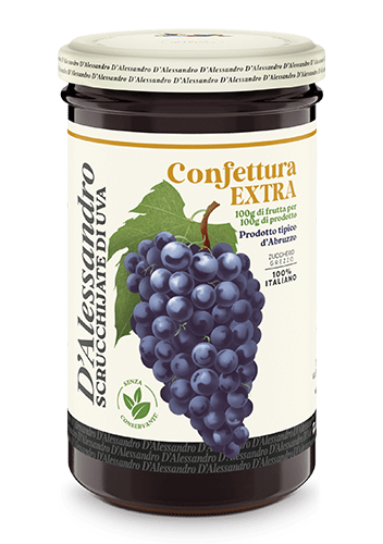 Confettura Extra di Uva Nera - La Scrucchijate